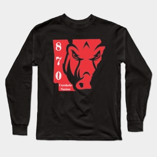 870 Hog Red Long Sleeve T-Shirt
